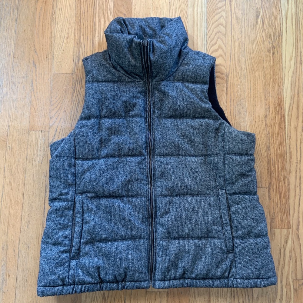 Warm Herringbone Pattern Vest